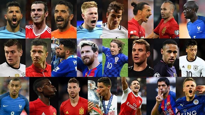FIFA công bố danh sách đề cử Cầu thủ xuất sắc nhất thế giới