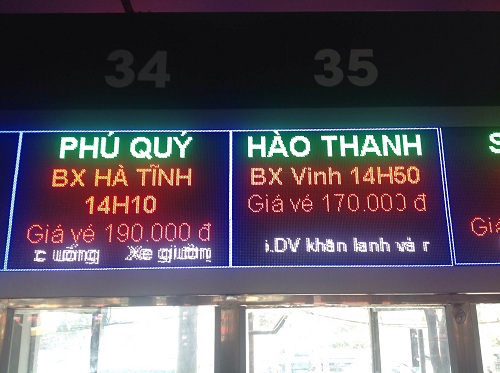 Nhiều nhà xe tuyến Vinh - Hà Nội vi phạm luật giao thông
