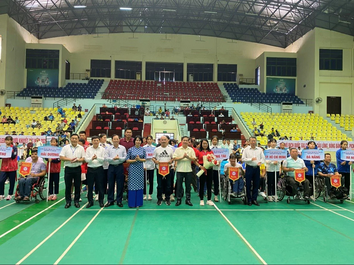 200 vận động viên dự Giải Vô địch quốc gia các môn Cầu lông, Bóng bàn người khuyết tật năm 2026