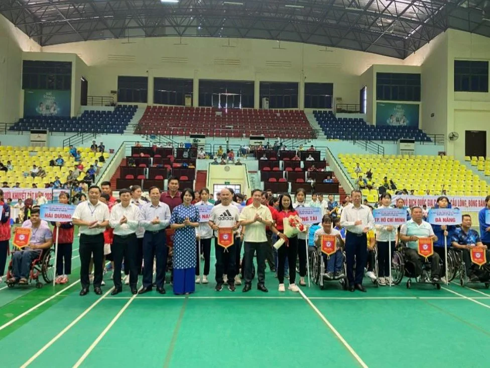 200 vận động viên dự Giải Vô địch quốc gia các môn Cầu lông, Bóng bàn người khuyết tật năm 2026 tại Thái Nguyên