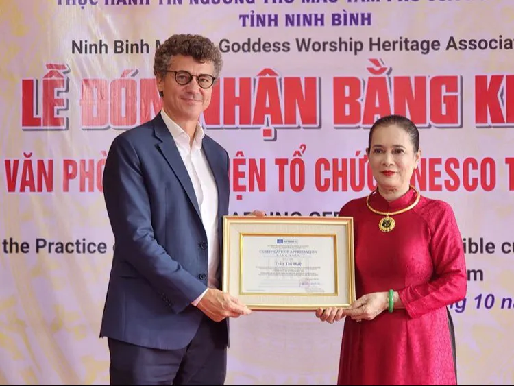 41 nghệ nhân gìn giữ di sản văn hóa tín ngưỡng thờ Mẫu Tam phủ của người Việt được UNESCO vinh danh