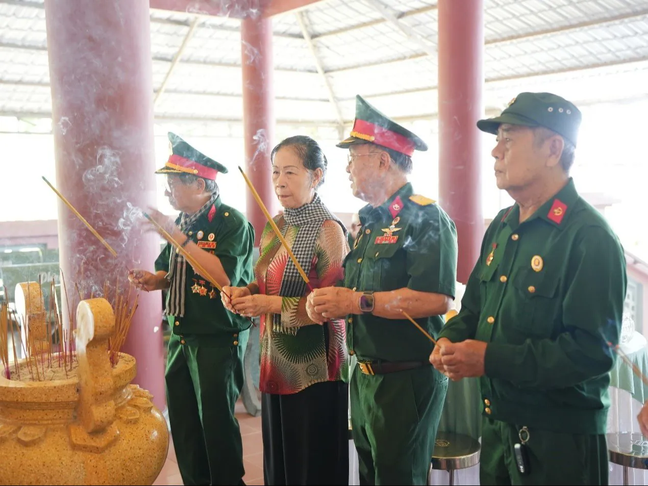 Ban Liên lạc TTKC Đặc công Gia Định 4: Tổ chức Lễ dâng hương tri ân liệt sĩ tại TP.Hồ Chí Minh