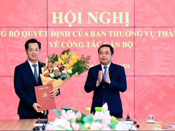 Bí thư Hoàn Kiếm Vũ Đăng Định giữ chức Trưởng Ban Tổ chức Thành ủy Hà Nội