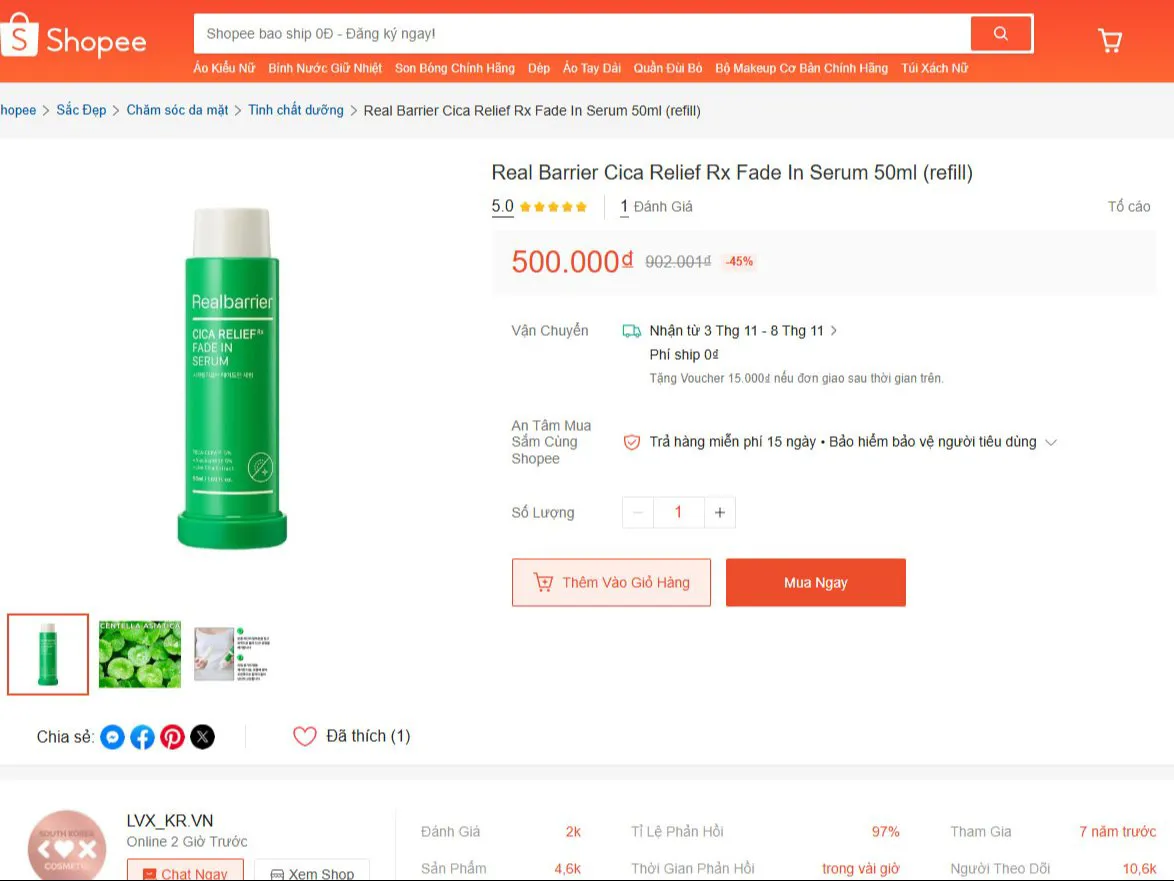 C-Store Việt Nam: 3 sản phẩm bị yêu cầu gỡ khỏi môi trường mạng, vẫn còn trên Shopee