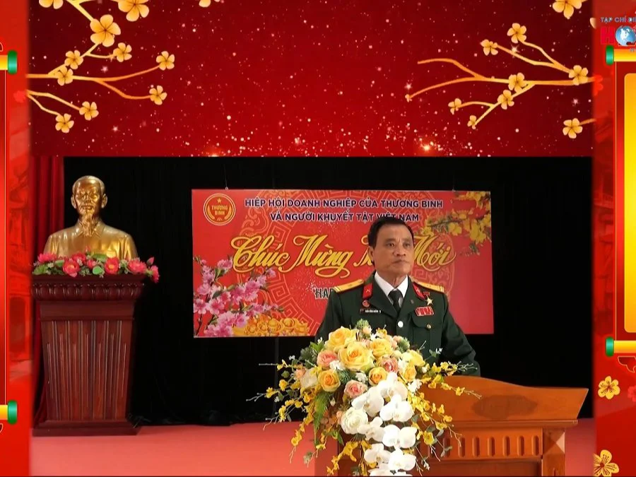 Chủ tịch Hiệp hội Doanh nghiệp của Thương binh và NKT Việt Nam chúc Tết Bính Ngọ 2026