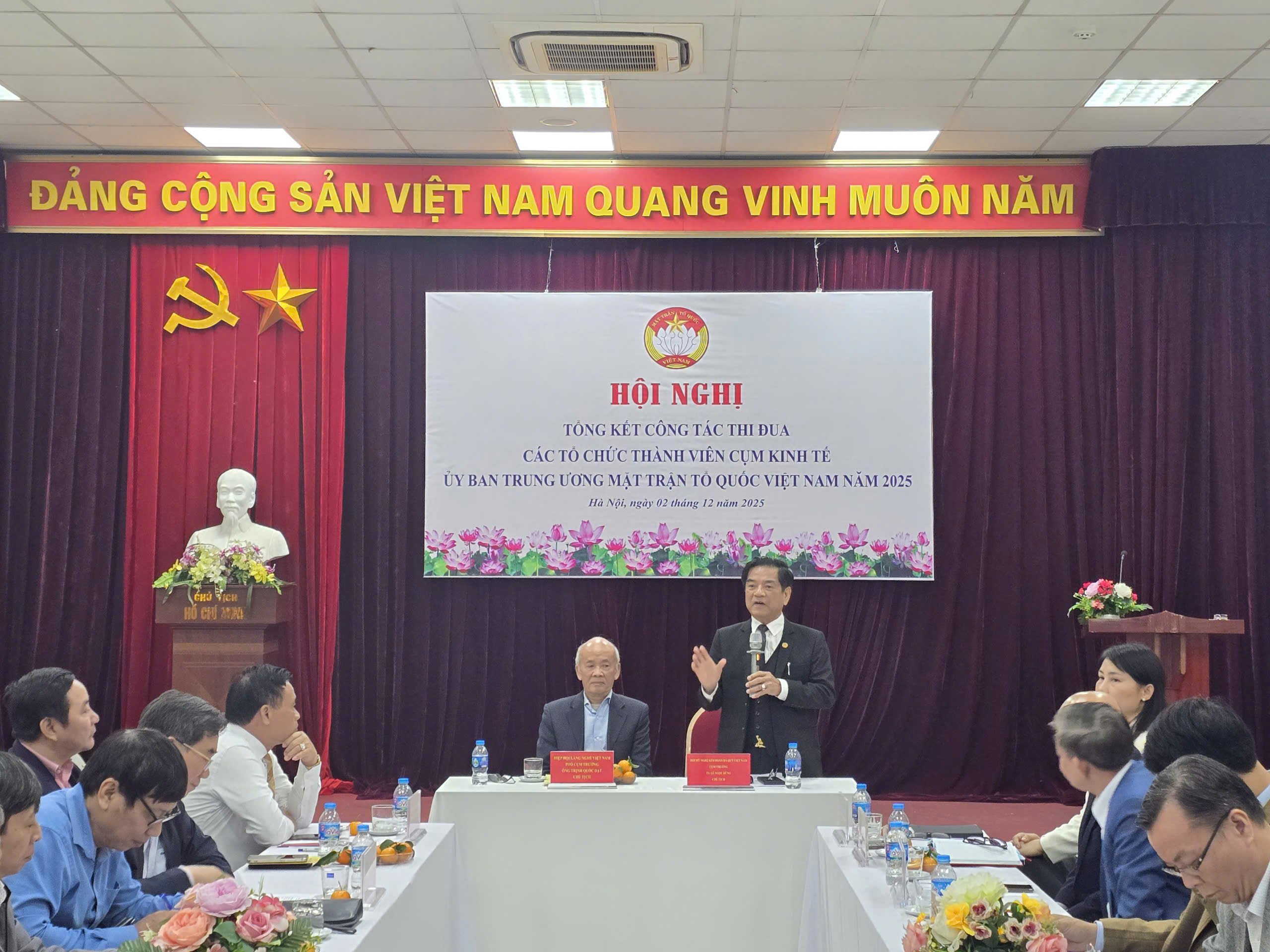 Cụm thi đua Khối Kinh tế MTTQ Việt Nam năm 2025: Dấu ấn VAIDE trong kỷ nguyên số và hội nhập quốc tế