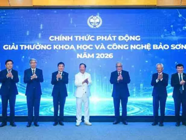 Giải thưởng Khoa học và Công nghệ Bảo Sơn 2026: Tìm kiếm các công trình đột phá vì tương lai