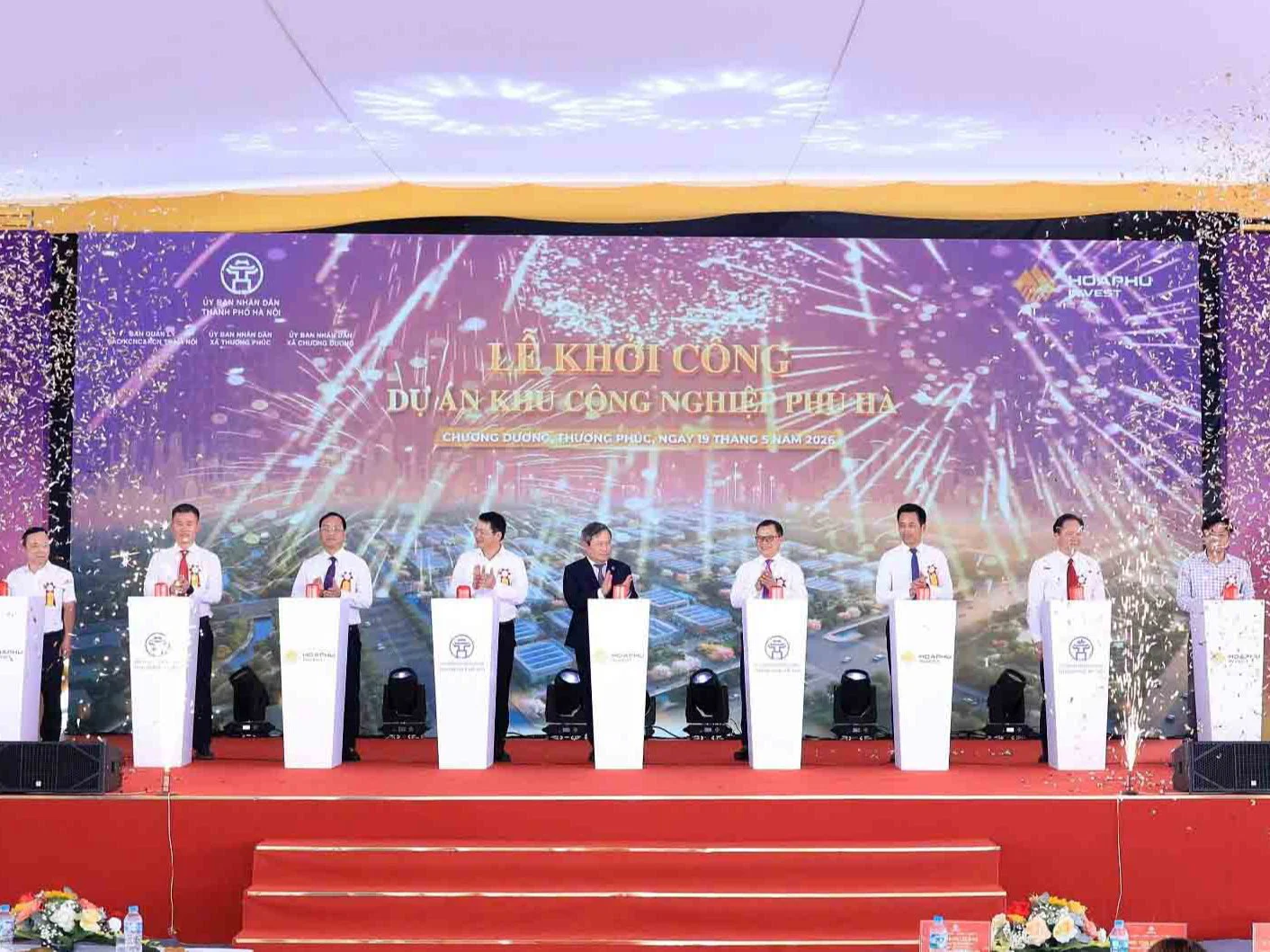 Hà Nội: khởi công xây dựng Khu công nghiệp Phú Hà.
