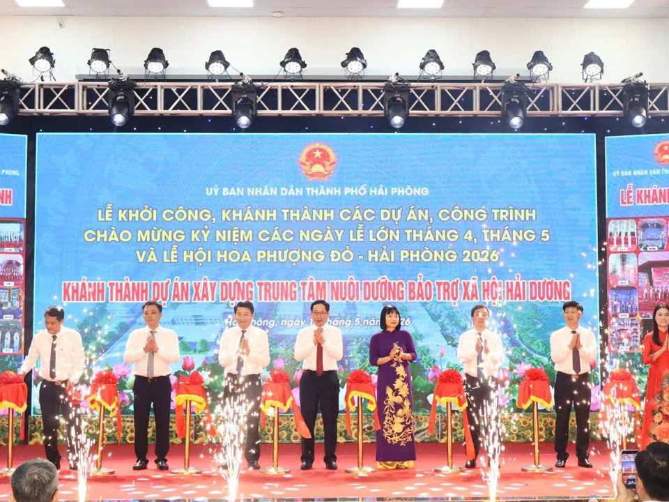 TP.Hải Phòng khởi công, khánh thành 14 công trình, dự án chào mừng các ngày lễ lớn