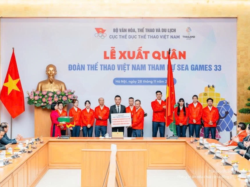 Herbalife Việt Nam đồng hành cùng Ủy ban Olympic Việt Nam tổ chức Lễ Xuất Quân của Đoàn Thể Thao Việt Nam tham dự SEA Games 33