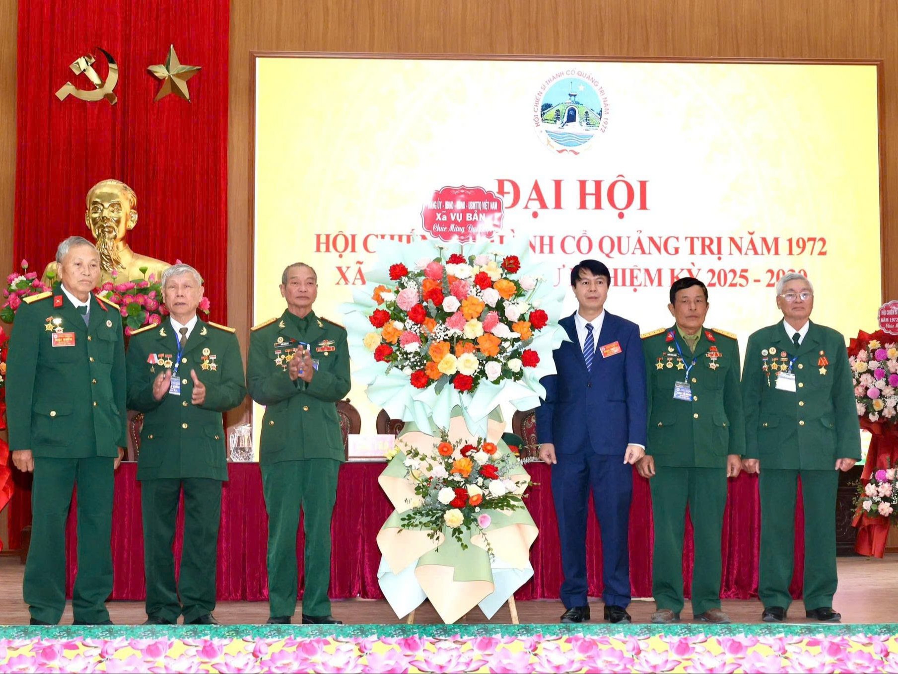 Hội Chiến sĩ Thành cổ Quảng Trị năm 1972 xã Vụ Bản tổ chức Đại hội lần thứ I, nhiệm kỳ 2025 – 2030