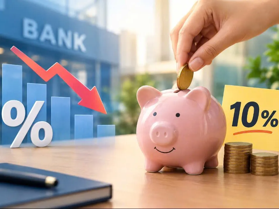 Lãi suất huy động đồng loạt giảm: ‘Đỉnh’ vẫn neo ở 10%