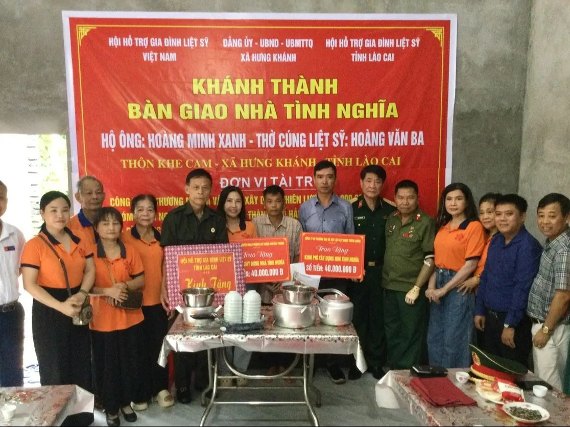 Lào Cai: Mái ấm tháng 7 cho thân nhân liệt sỹ