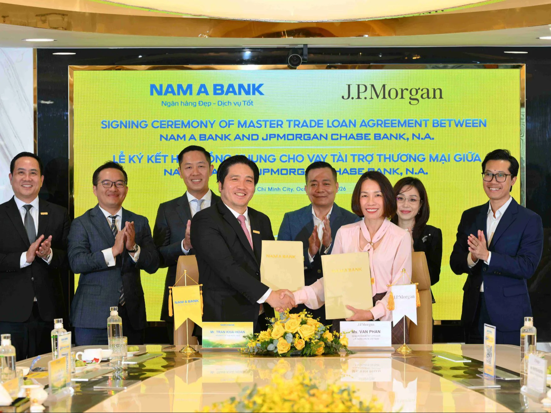 Nam A Bank hợp tác JPMorgan Chase: Nâng tầm năng lực thanh toán quốc tế