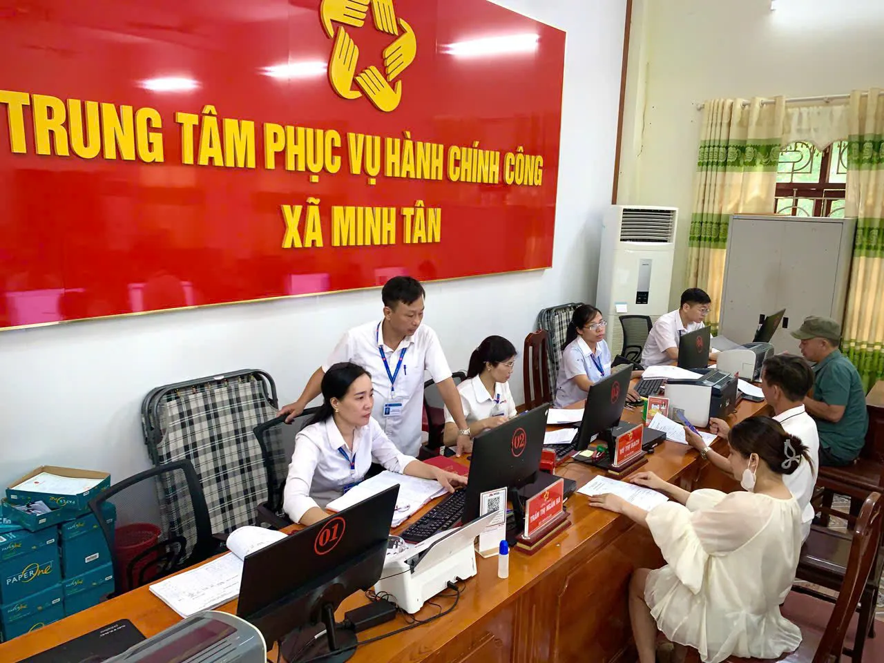 Ninh Bình: Xã Minh Tân tạo dựng dấu ấn của chính quyền phục vụ