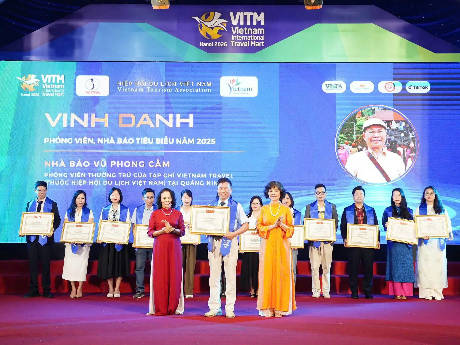 Ông Vũ Phong Cầm được vinh danh Nhà báo Tiêu biểu năm 2026