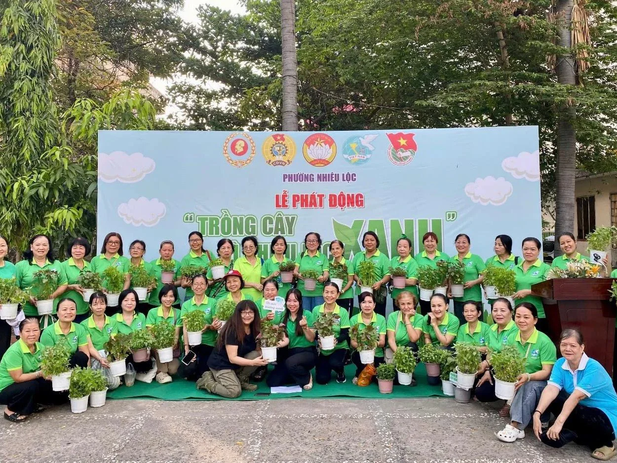 Phường Nhiêu Lộc: Tổ chức Lễ phát động Trồng cây - Vì  phường Nhiêu Lộc xanh