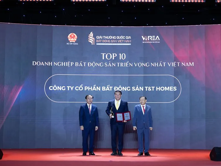 T&T Homes lập “cú đúp” tại Giải thưởng Quốc gia Bất động sản Việt Nam lần thứ II