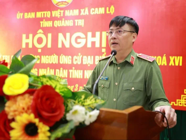 Thiếu tướng Nguyễn Thanh Liêm nêu 4 nhiệm vụ trọng tâm nếu trúng cử đại biểu Quốc hội