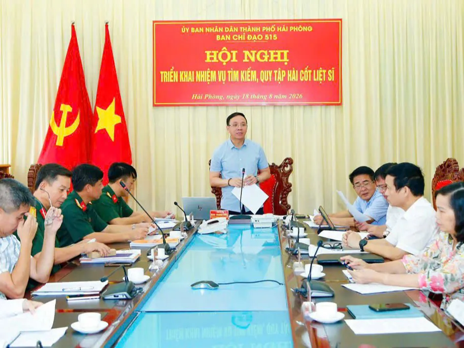 TP.Hải Phòng đẩy nhanh tiến độ tìm kiếm, quy tập và xác định danh tính hài cốt liệt sĩ