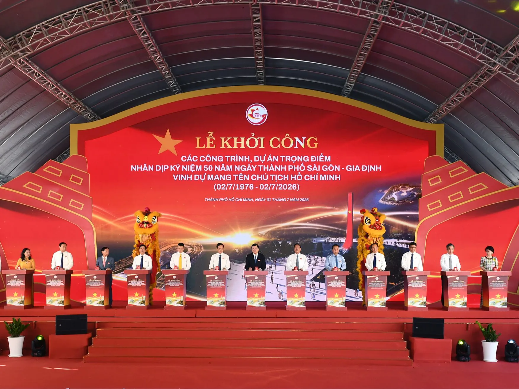 TP.HCM khởi công 8 dự án trọng điểm: Cú hích mở rộng không gian phát triển trong chặng đường mới
