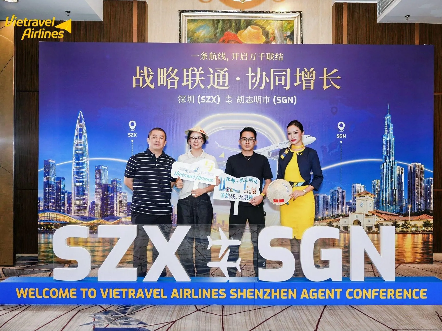Vietravel Airlines tổ chức hội nghị hơn 100 đại lý tại Thâm Quyến sẵn sàng khai thác đường bay thẳng