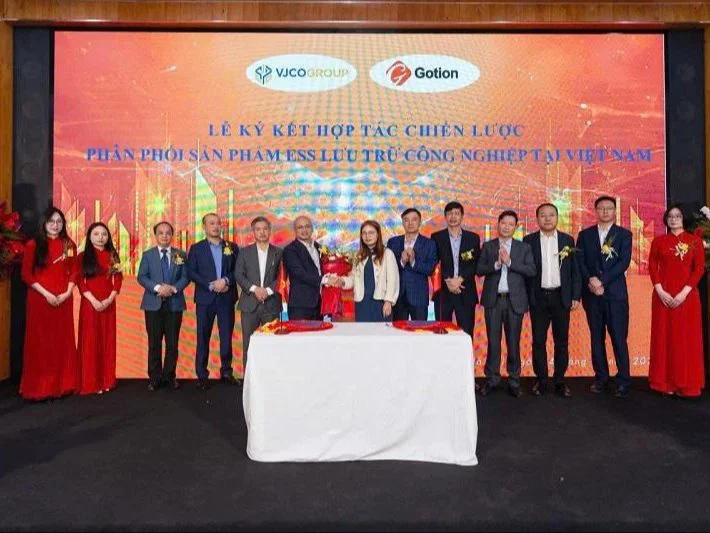 VJCO - Gotion hợp tác chiến lược phát triển hạ tầng lưu trữ năng lượng