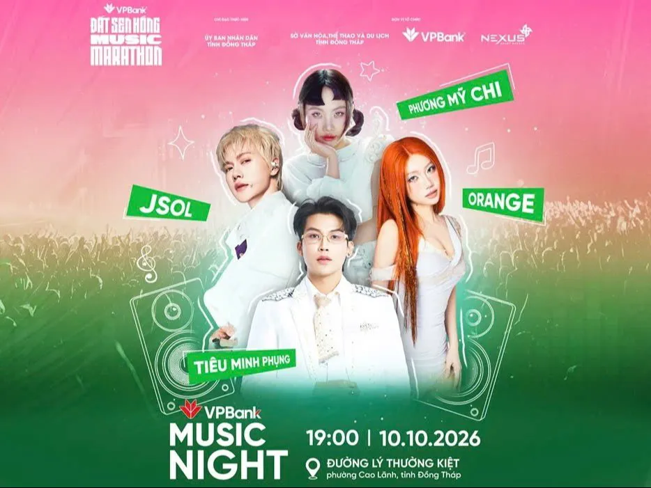VPBank Đất Sen Hồng Music Marathon khẳng định dấu ấn tiên phong qua 5 mùa giải