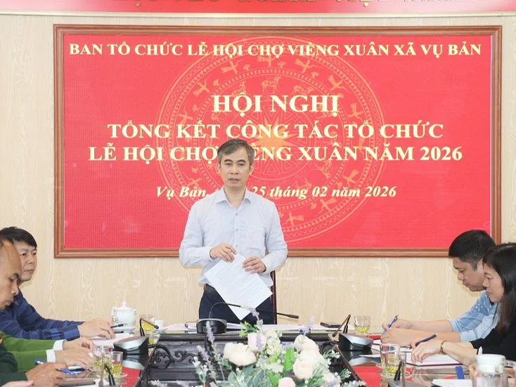 Xã Vụ Bản tổ chức thành công Lễ hội chợ Viềng xuân Phủ Dầy