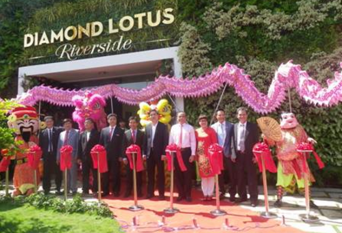 Khai trương nhà mẫu Diamond Lotus Riverside