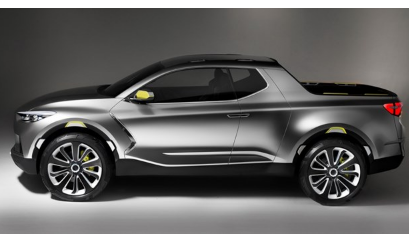 Xe bán tải Hyundai Santa Cruz đầu tiên sắp trình làng