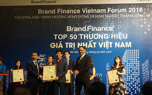 Vinacafé Biên Hòa - giá trị thương hiệu vô hình lớn nhất Việt Nam 2016