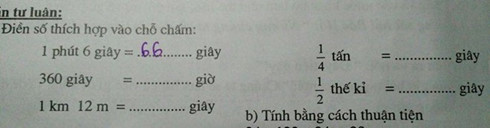 Bài toán lớp 4 yêu cầu đổi tấn ra giây khiến phụ huynh cũng “bó tay“