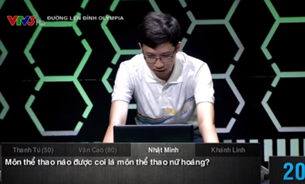 ‘Cậu bé Google’ gây ‘choáng’ tại Đường lên đỉnh Olympia