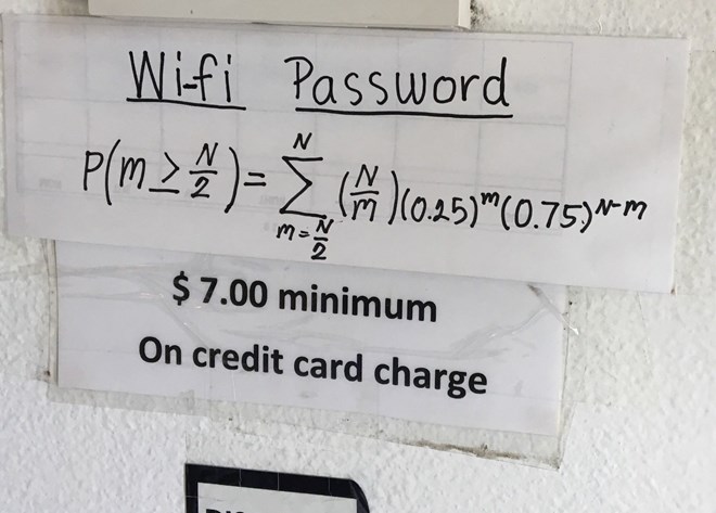 Cửa hàng 'làm khó' bắt khách giải toán để có mật khẩu wifi 