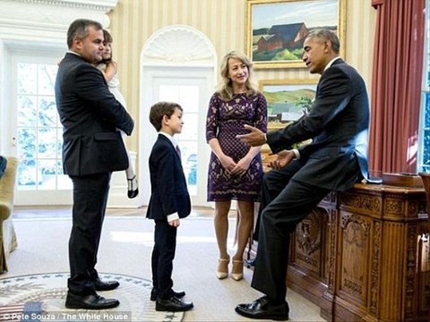 Tổng thống Obama gặp cậu bé muốn giúp đỡ 'em bé Syria'