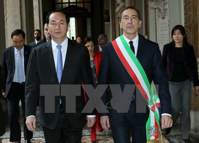 Chủ tịch nước đi thăm làm việc tại Milan và vùng Lombardia
