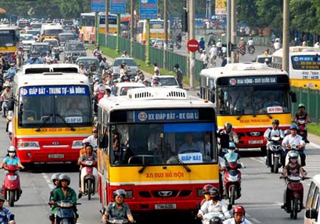 100% xe buýt Hà Nội có wifi miễn phí