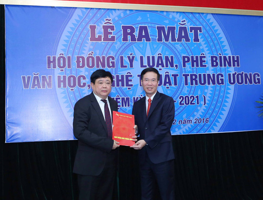 Ra mắt Hội đồng Lý luận, phê bình văn học nghệ thuật Trung ương nhiệm kỳ 2016 - 2021