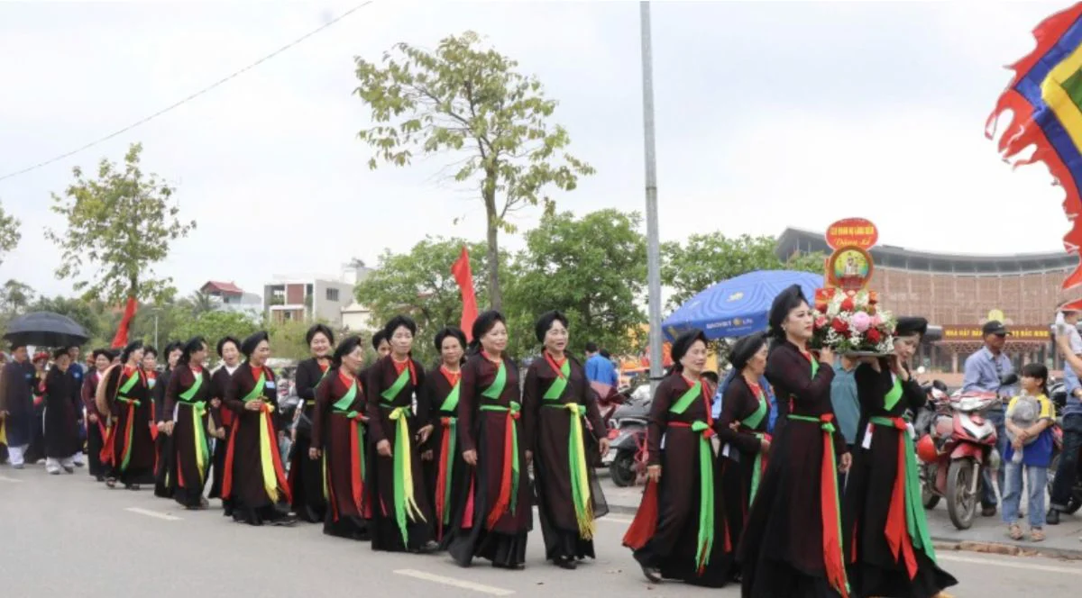 Khai mở lễ hội Đền Vua Bà, nơi khởi phát làn điệu Quan họ, tại Bắc Ninh năm 2026