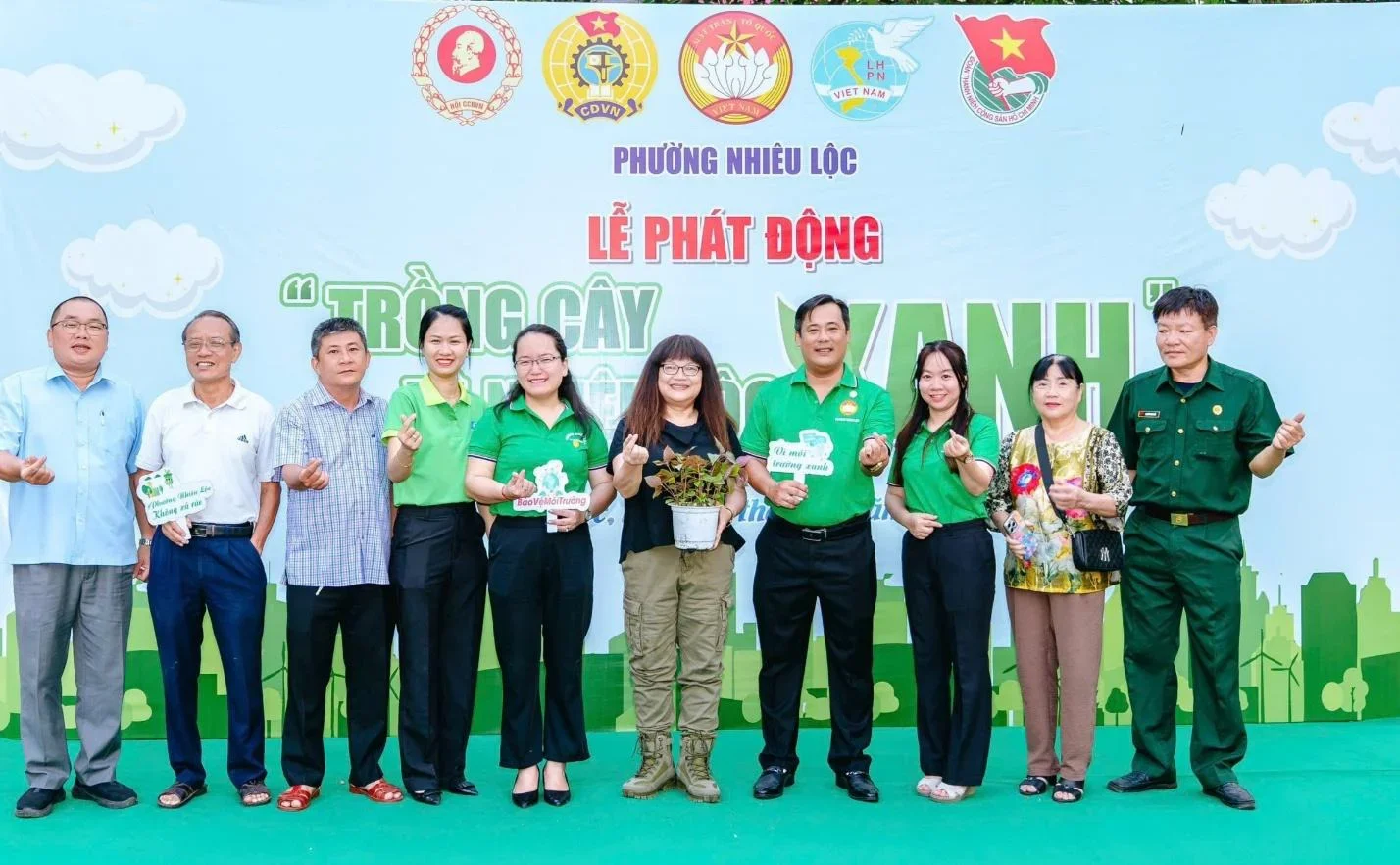 Phường Nhiêu Lộc: Tổ chức Lễ phát động Trồng cây - Vì  phường Nhiêu Lộc xanh