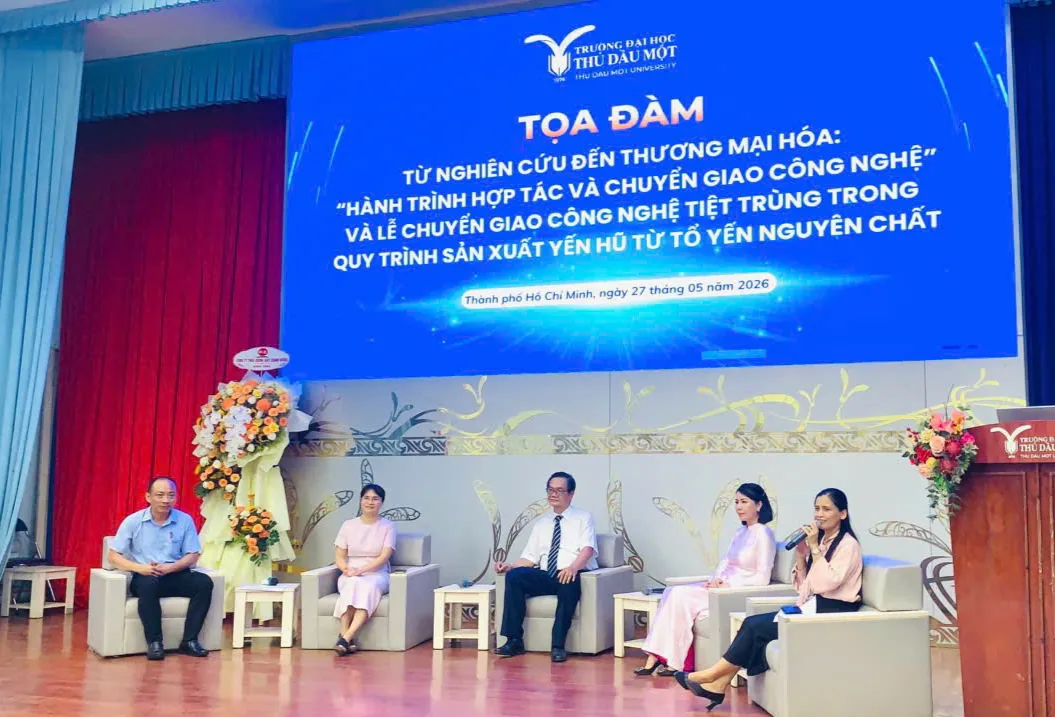 Trường Đại học Thủ Dầu Một: Chuyển giao công nghệ tiệt trùng sản xuất yến hũ