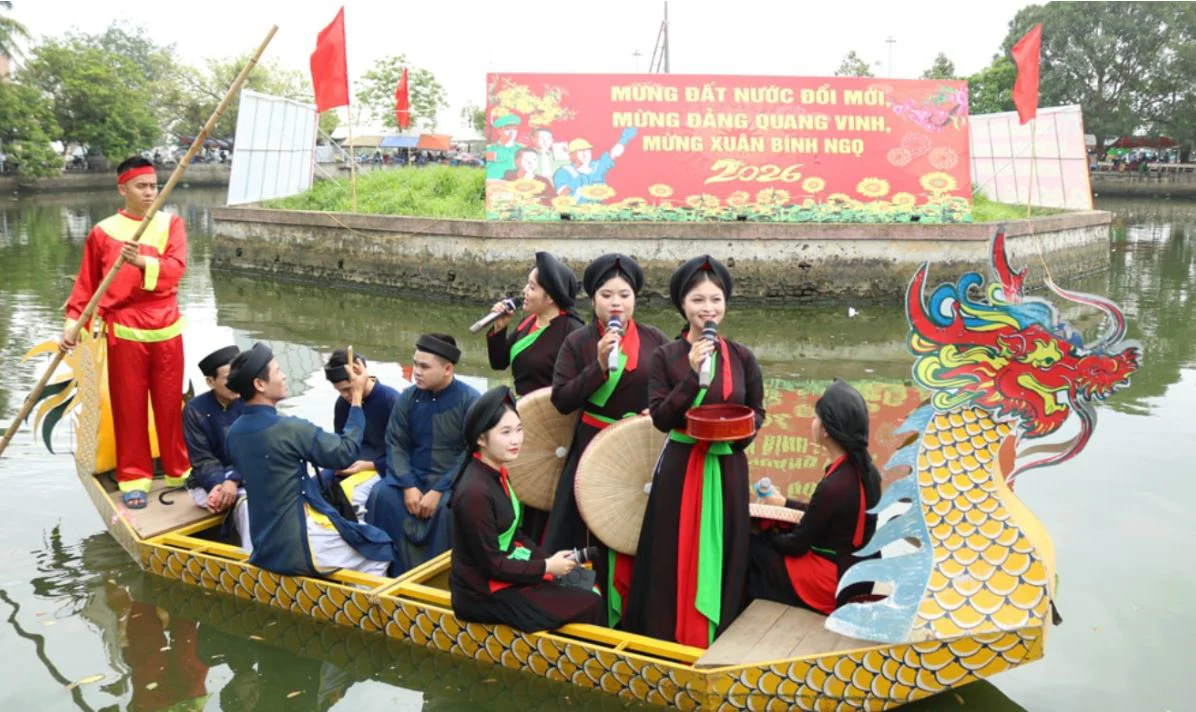 Khai mở lễ hội Đền Vua Bà, nơi khởi phát làn điệu Quan họ, tại Bắc Ninh năm 2026