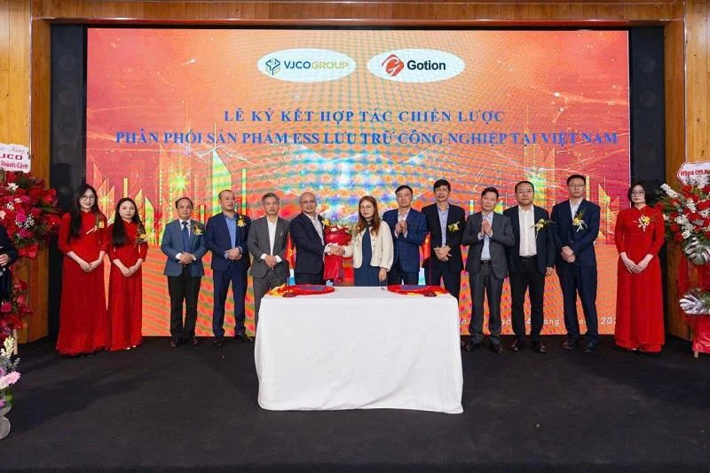 VJCO - Gotion hợp tác chiến lược phát triển hạ tầng lưu trữ năng lượng