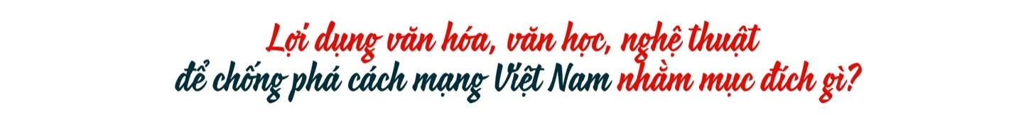 Nhận diện những âm mưu, thủ đoạn của các thế lực thù địch lợi dụng văn hóa, văn học, nghệ thuật chống phá cách mạng nước ta