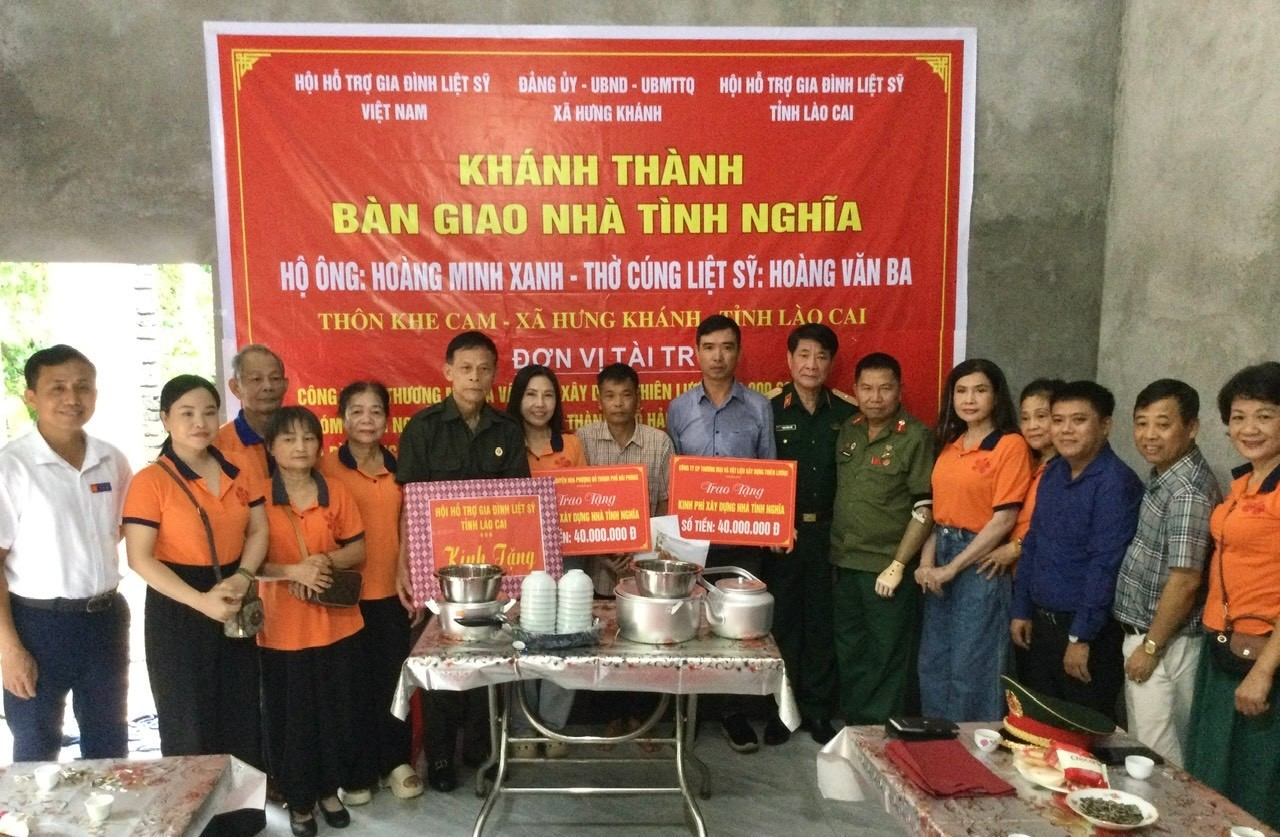 Lào Cai: Mái ấm tháng 7 cho thân nhân liệt sỹ