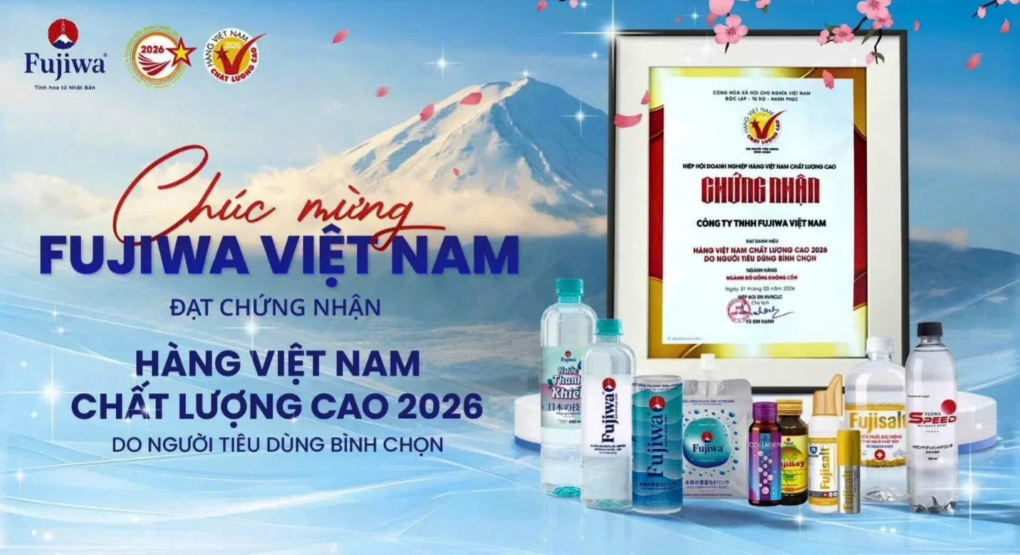 Công ty TNHH Fujiwa Việt Nam: Được vinh danh Hàng Việt Nam Chất lượng cao