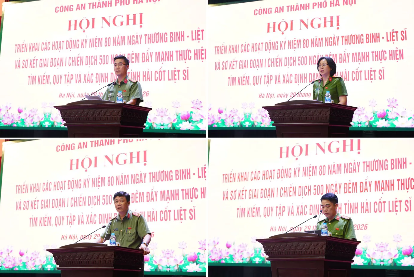 Công an Hà Nội triển khai hoạt động kỷ niệm 80 năm Ngày Thương binh - Liệt sĩ, sơ kết Chiến dịch 500 ngày đêm