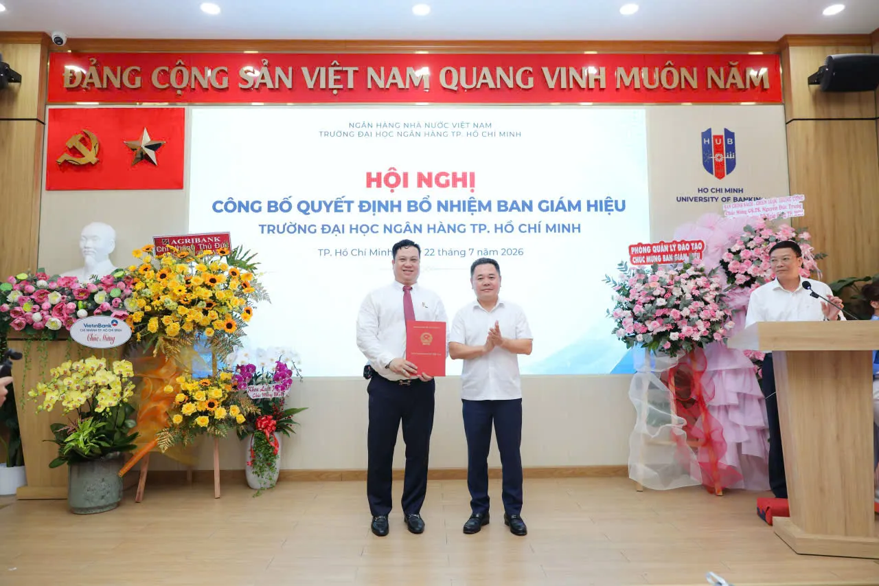 Kiện toàn Ban Giám hiệu Trường Đại học Ngân hàng TP. Hồ Chí Minh bước vào giai đoạn phát triển mới