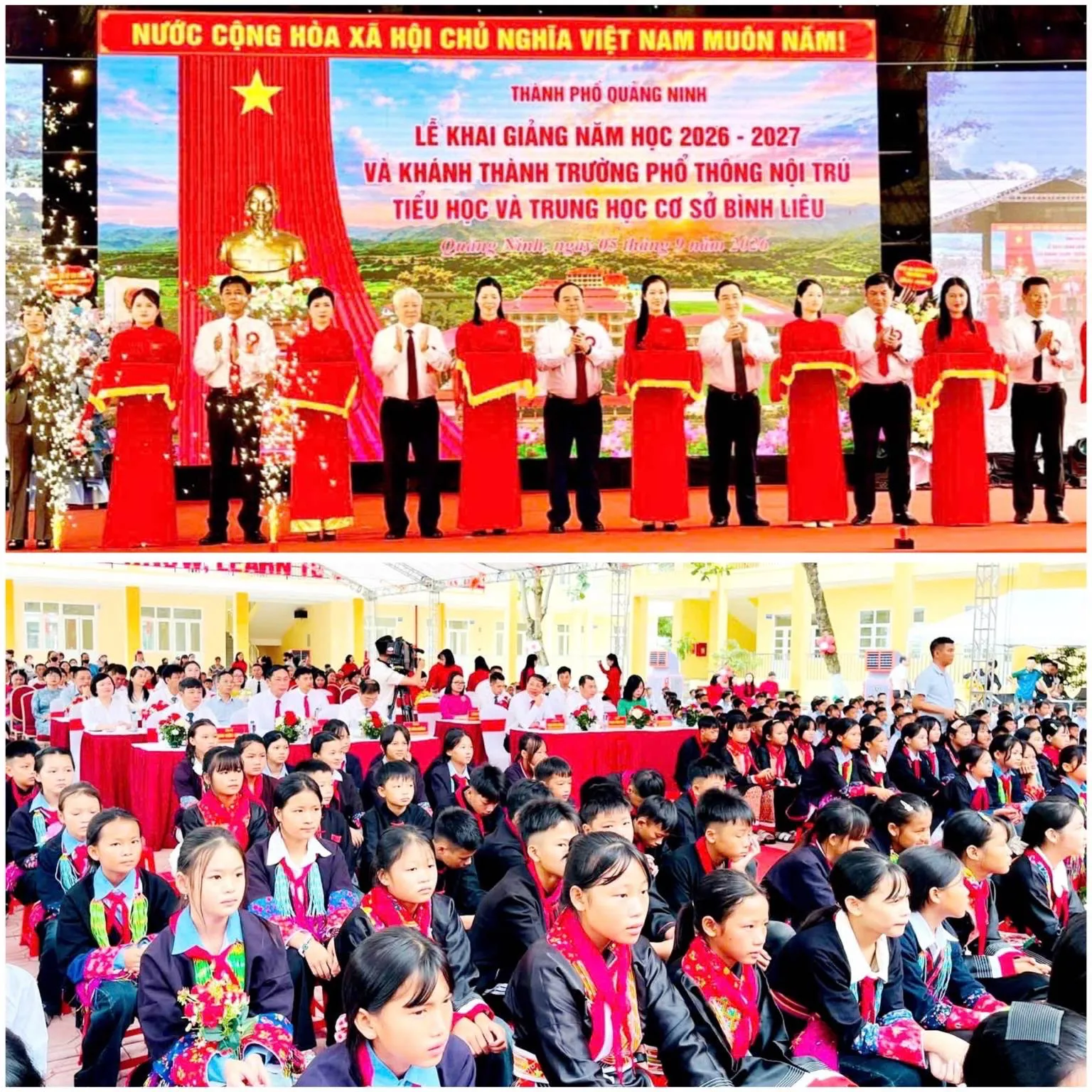 Học sinh Quảng Ninh: Hân hoan phấn khởi ngày hội khai trường